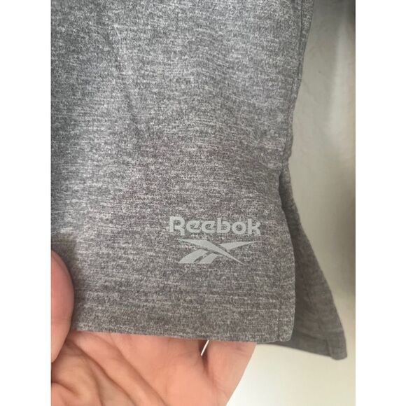 Reebok Circuit LS Hoodie Long Sleeve Slim Fit Heather NEW - Picture 4 of 5